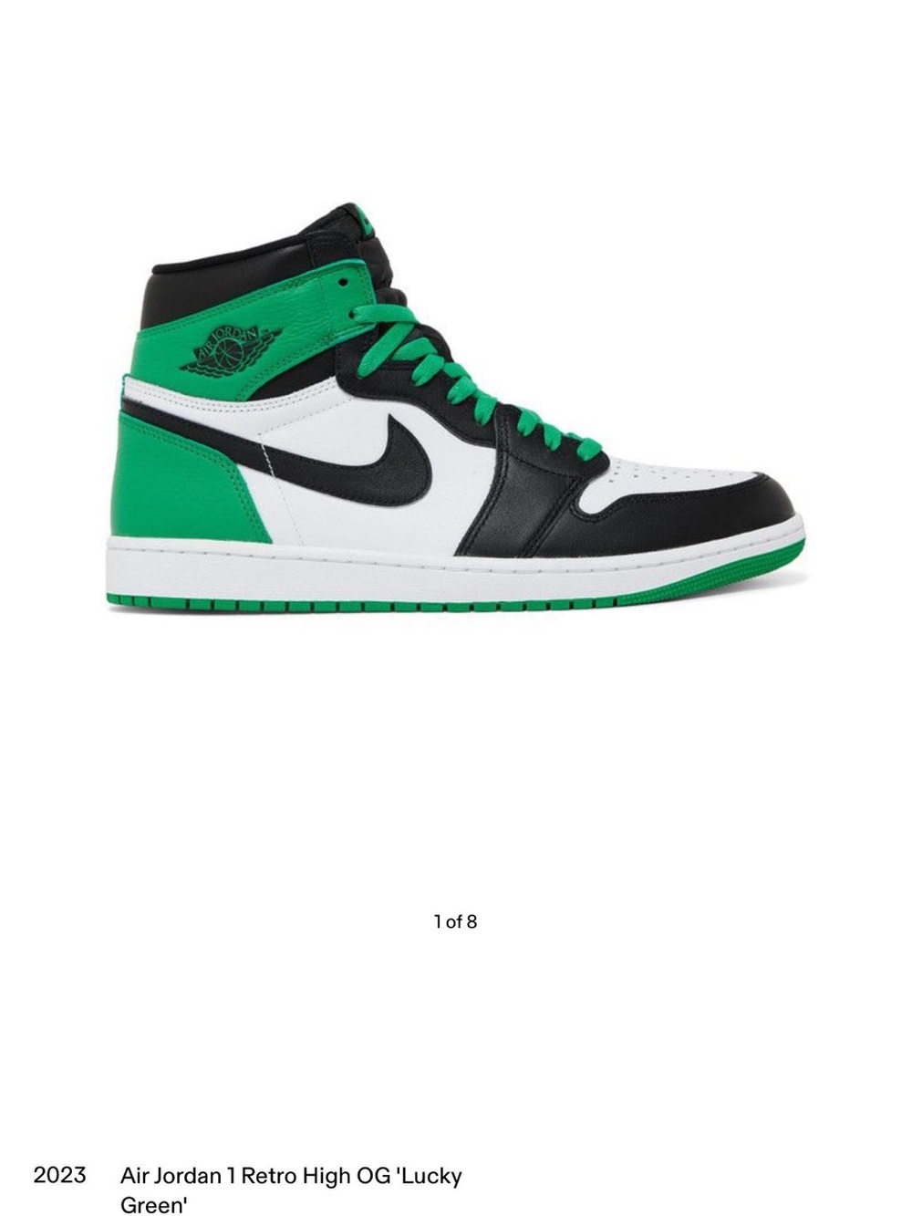 Air Jordan 1 Retro OG high lucky green